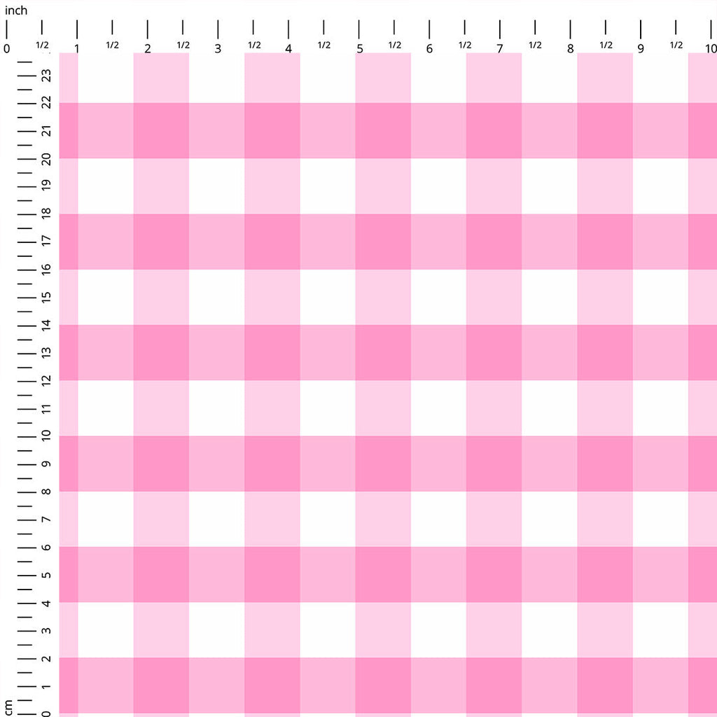 Pink Checks Fabric