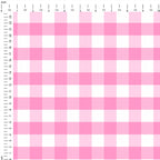 Pink Checks Fabric