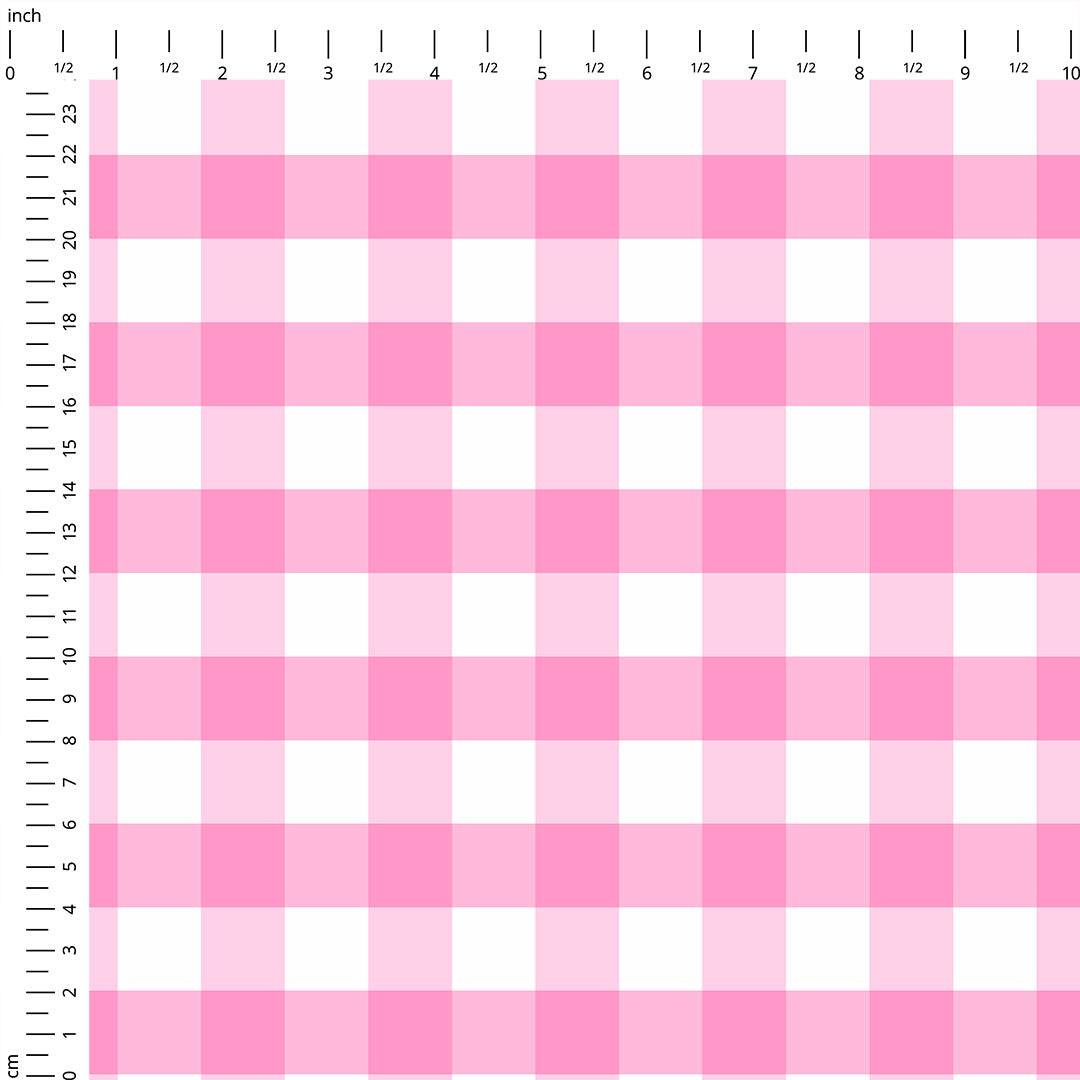 Pink Checks Fabric
