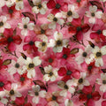 Pink Dogwood Flowers Fabric