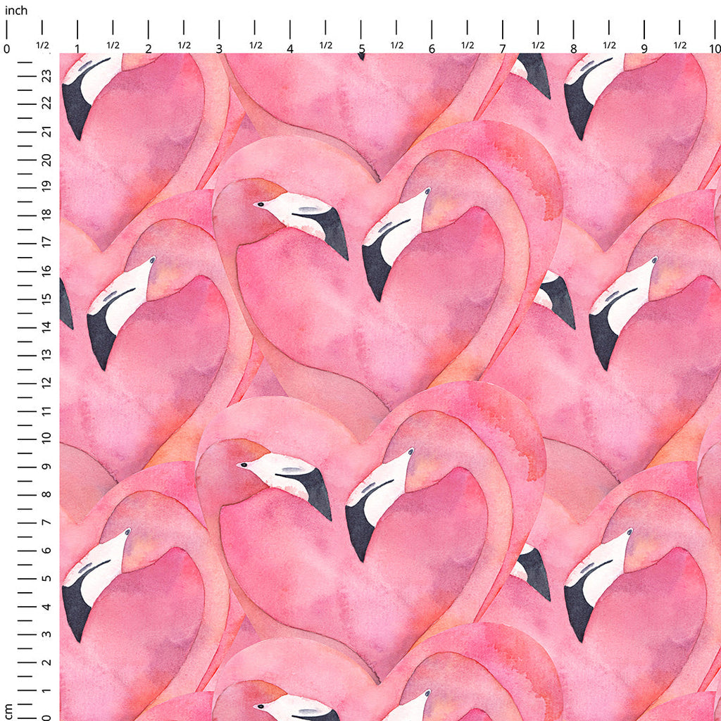 Flamingos Pink Fabric
