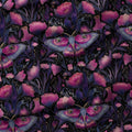 Pink Floral Moth Fabric