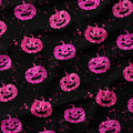 Pink Glitter Pumpkin Fabric