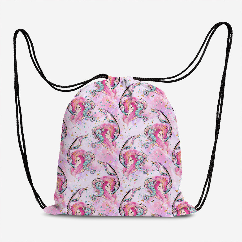 Pink Mermaids Fabric