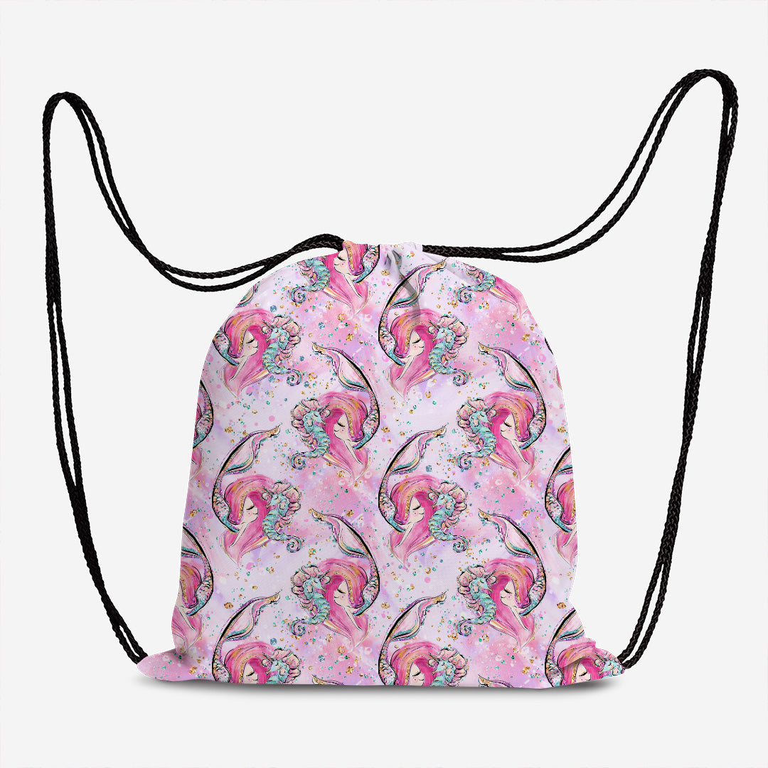 Pink Mermaids Fabric