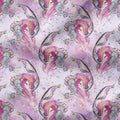 Pink Mermaids Fabric