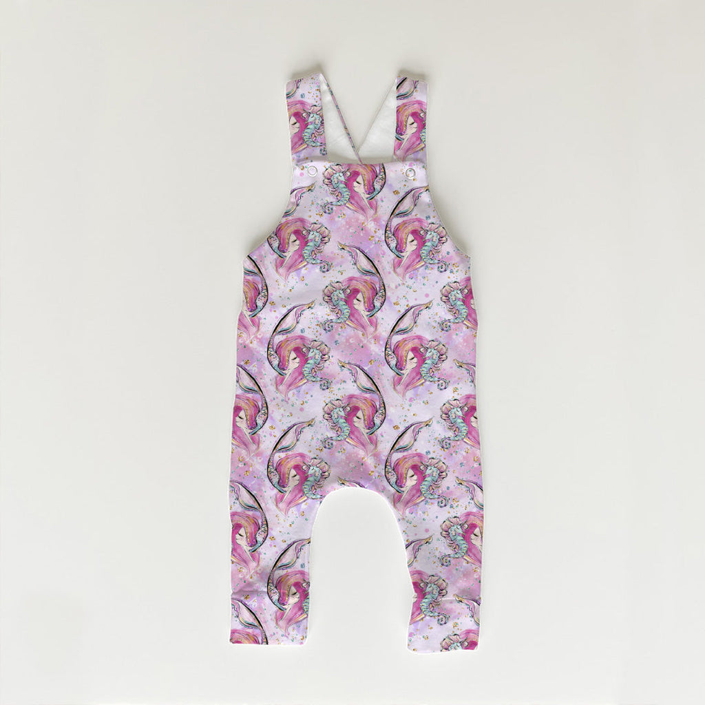 Pink Mermaids Fabric