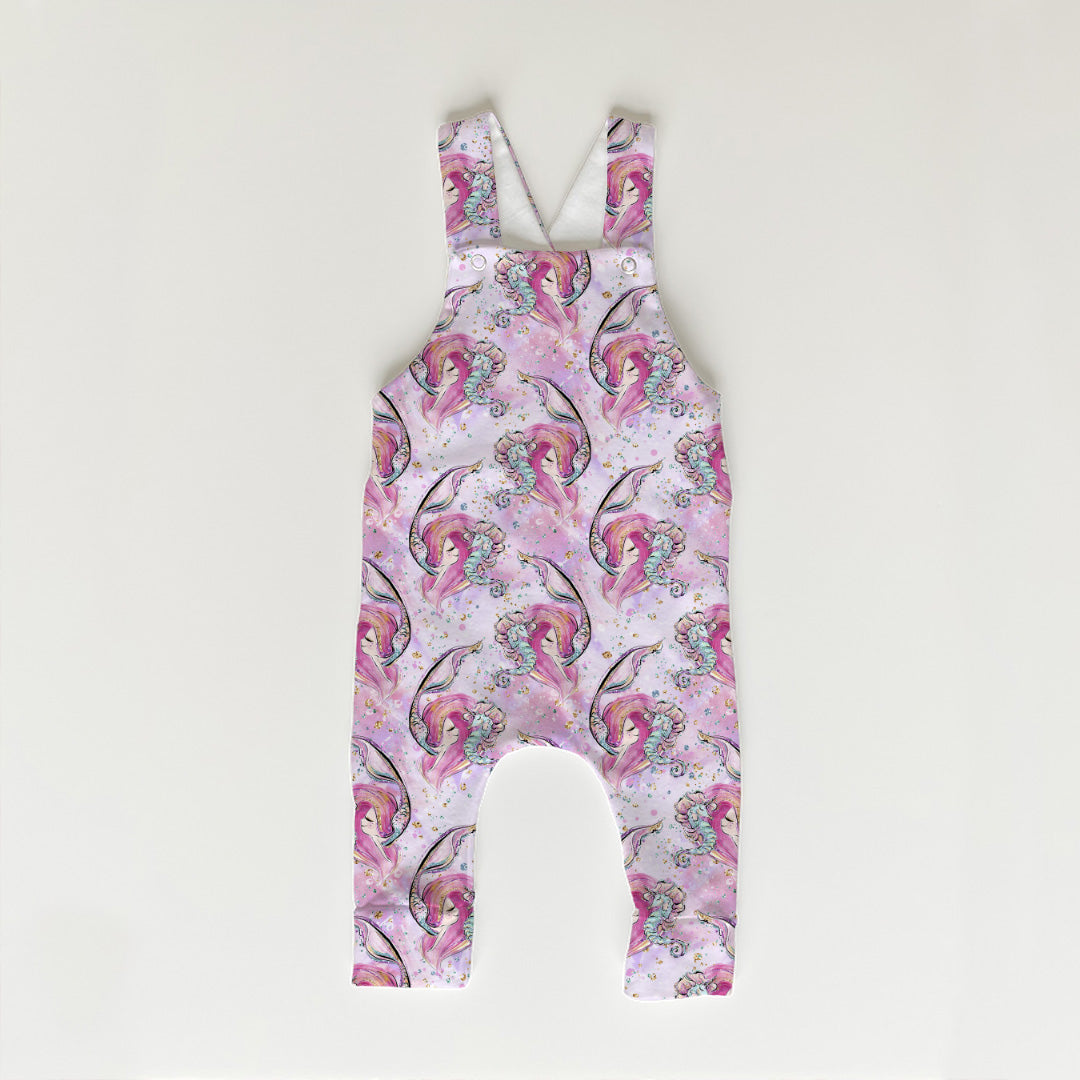 Pink Mermaids Fabric