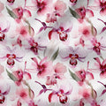 Pink Orchids Fabric