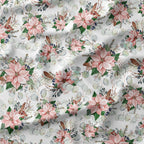 Pink Poinsettia Light Fabric