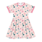 Mummy and Me Pink Pond Fabric