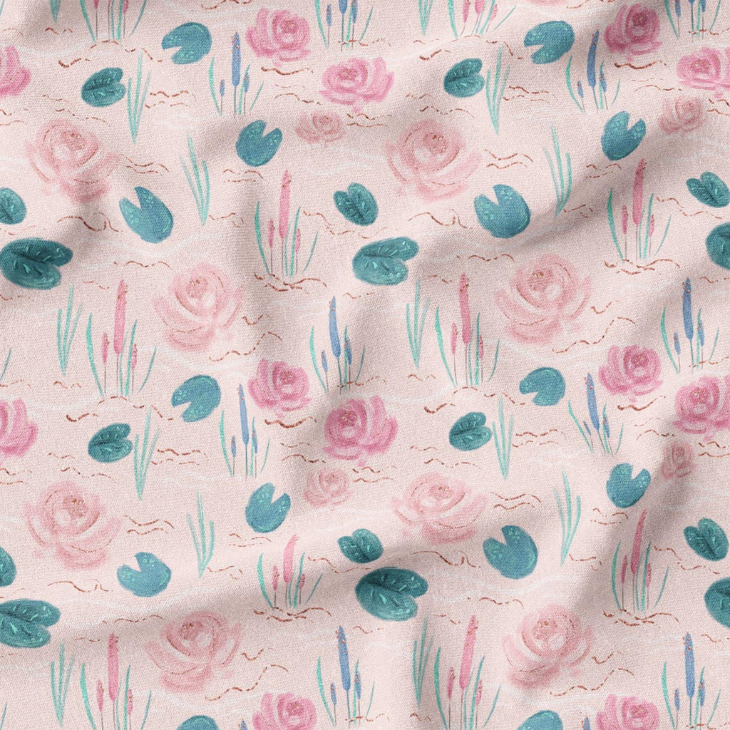 Mummy and Me Pink Pond Fabric