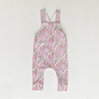 Mermaids Pink Waves Fabric