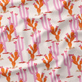 Pink Wild West - Cactus with Hearts Fabric
