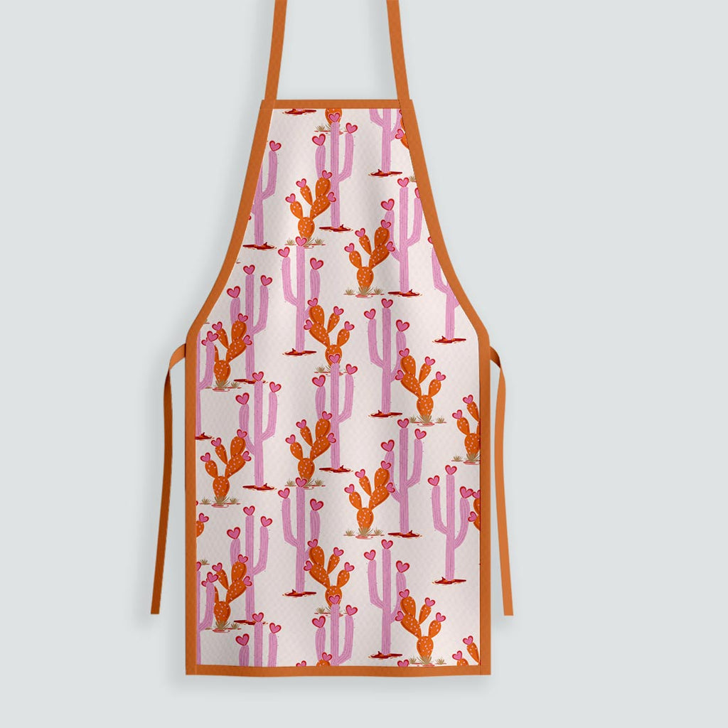 Pink Wild West - Cactus with Hearts Fabric
