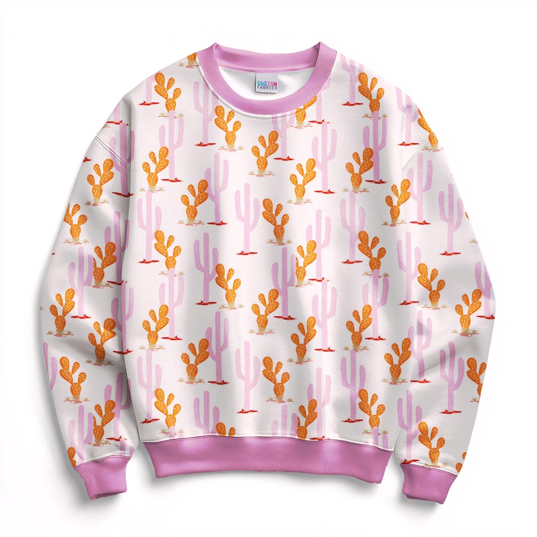 Pink Wild West - Cactus Fabric