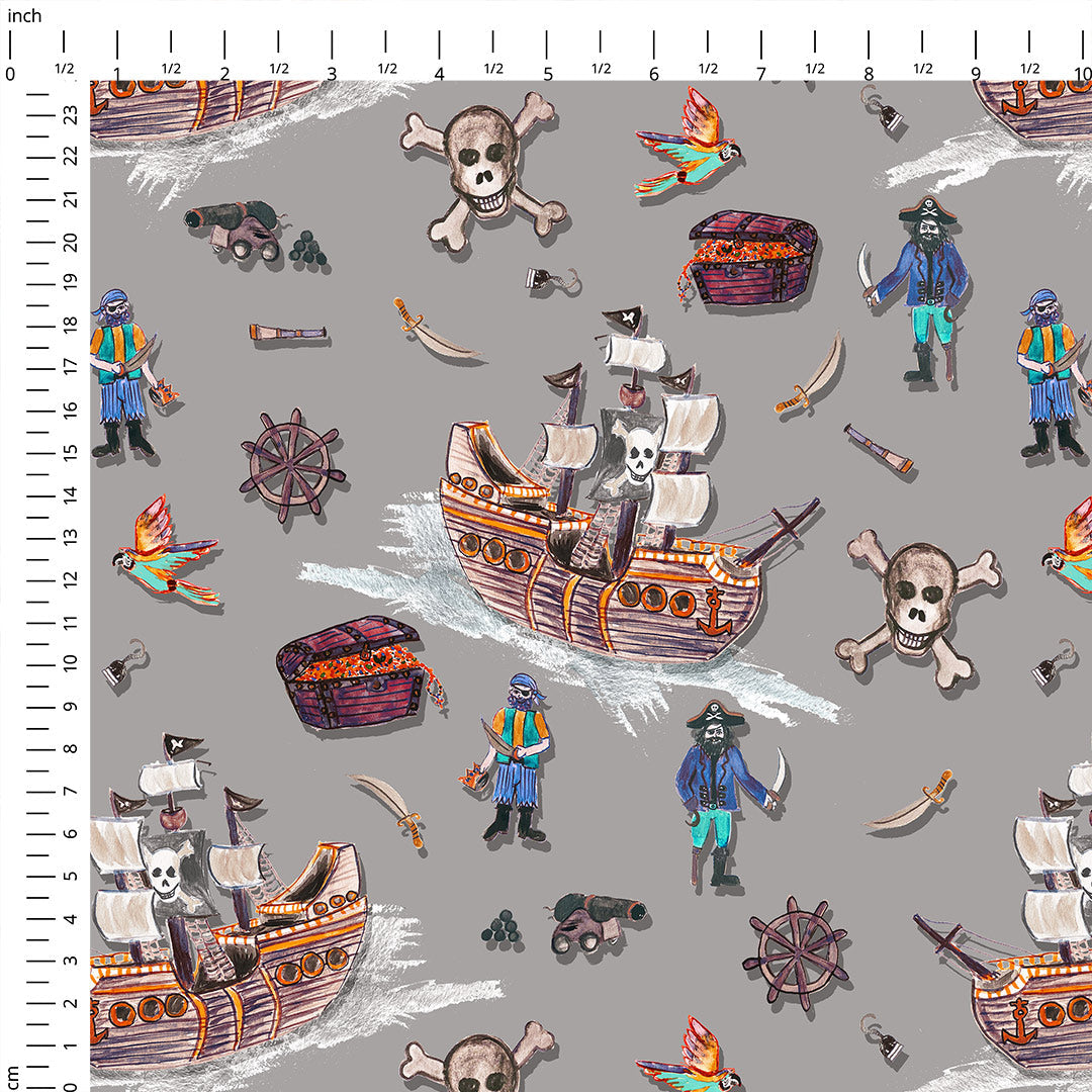 Pirates Beige Fabric