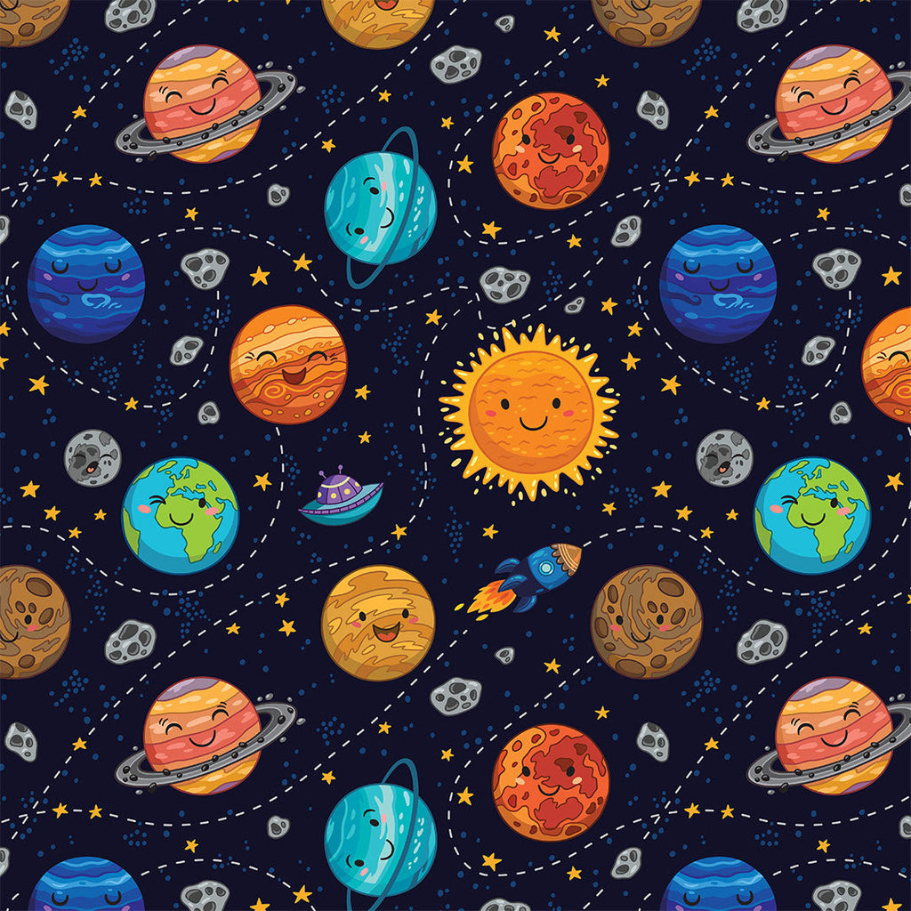 Planets Fabric