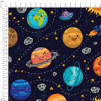 Planets Fabric