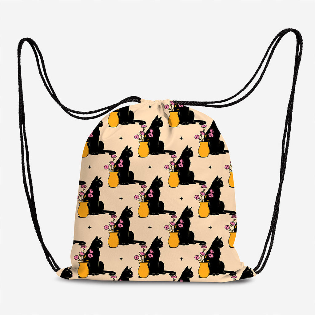 Playful Cat Cream Fabric