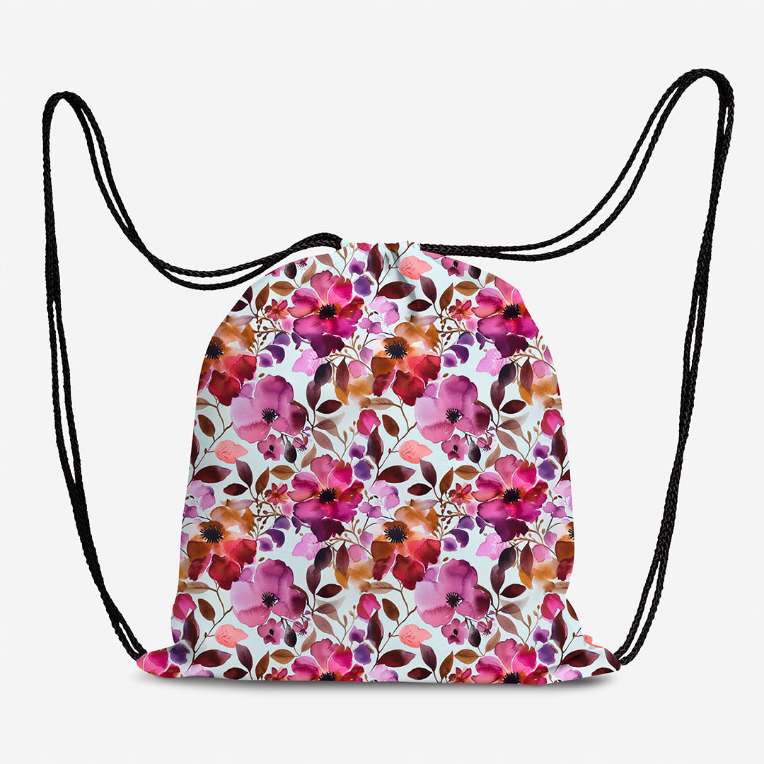 Plum Floral Fabric