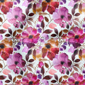Plum Floral Fabric