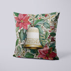 CUSHION Panel Poinsettia Bell CP-803