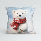 CUSHION Panel Polar Bear Cub CP-805