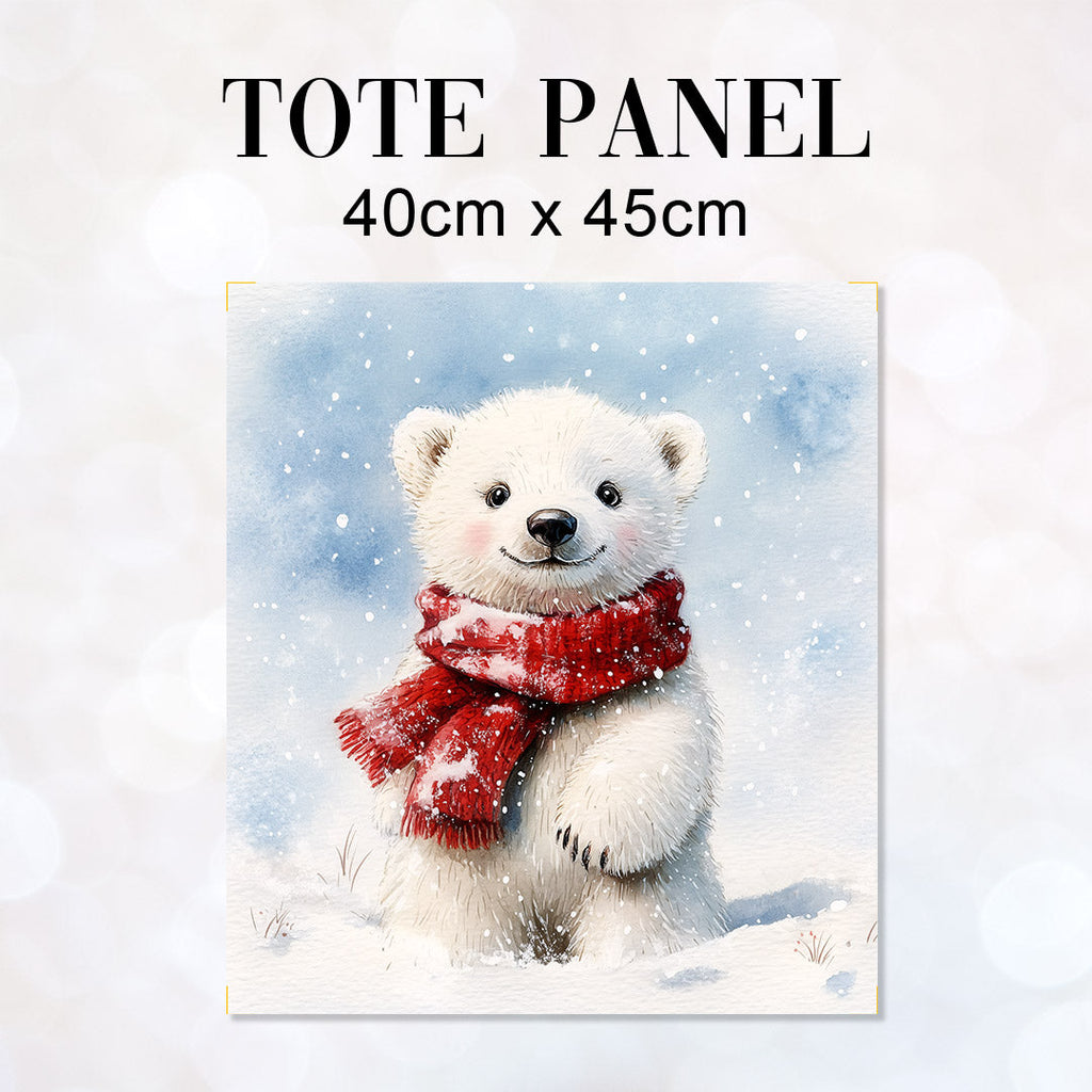 TOTE Panel Polar Bear Cub TP-849