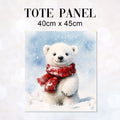 TOTE Panel Polar Bear Cub TP-849