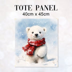 TOTE Panel Polar Bear Cub TP-849