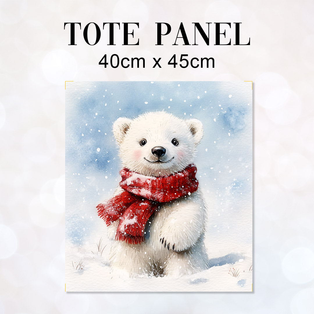TOTE Panel Polar Bear Cub TP-849