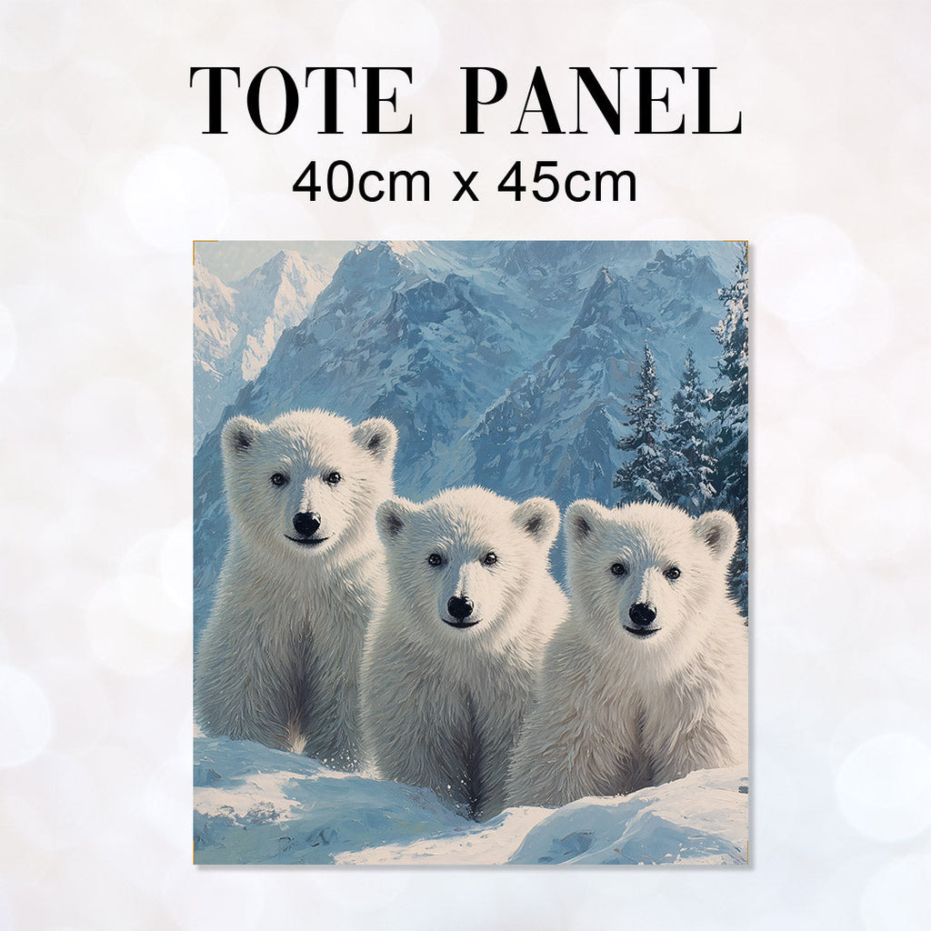TOTE Panel Polar Bear Cubs TP-851