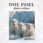 TOTE Panel Polar Bear Cubs TP-851