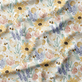 Floral Spring Bees Fabric