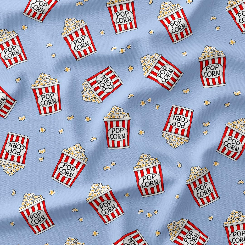Popcorn Blue Fabric