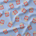 Popcorn Blue Fabric