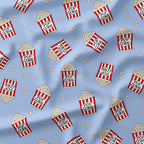 Popcorn Blue Fabric