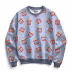 Popcorn Blue Fabric