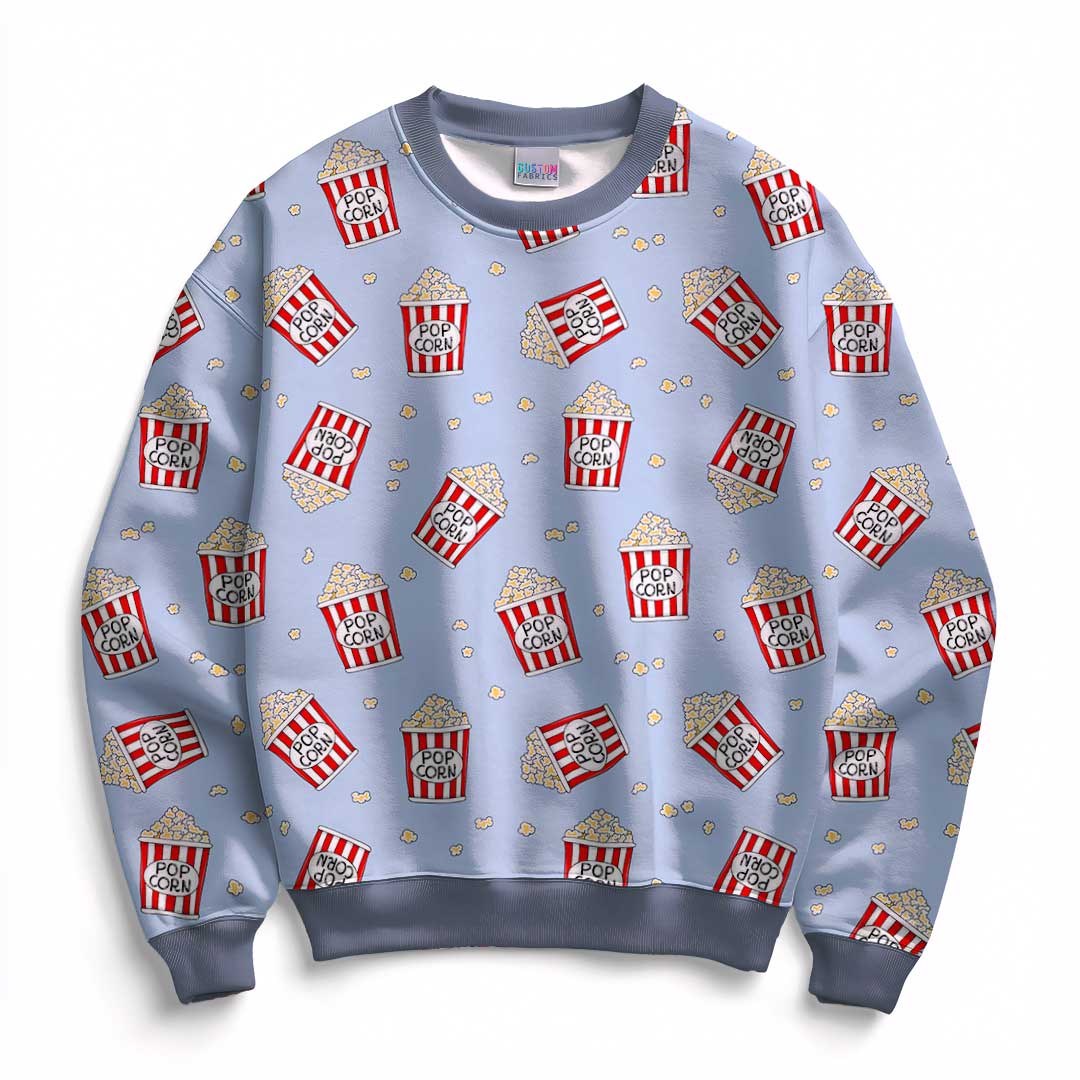 Popcorn Blue Fabric
