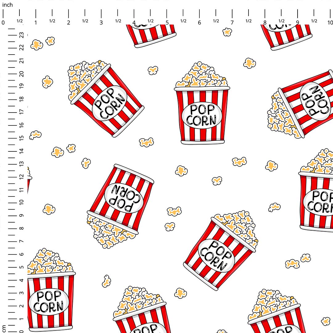 Popcorn White Fabric
