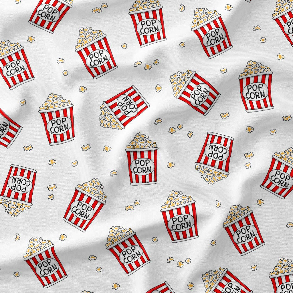 Popcorn White Fabric