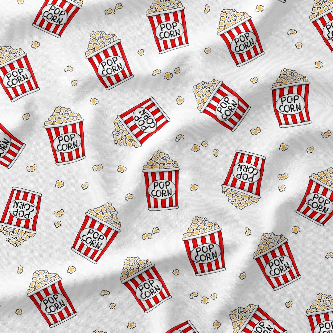 Popcorn White Fabric