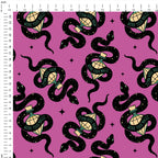 Potion Snake Purple Fabric