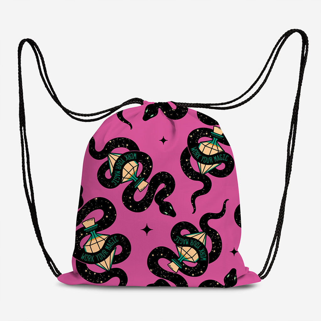 Potion Snake Purple Fabric