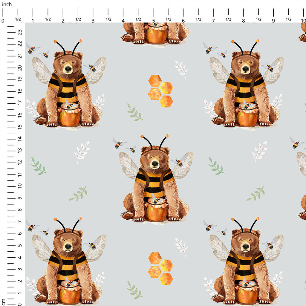 Bumble bear Fabric