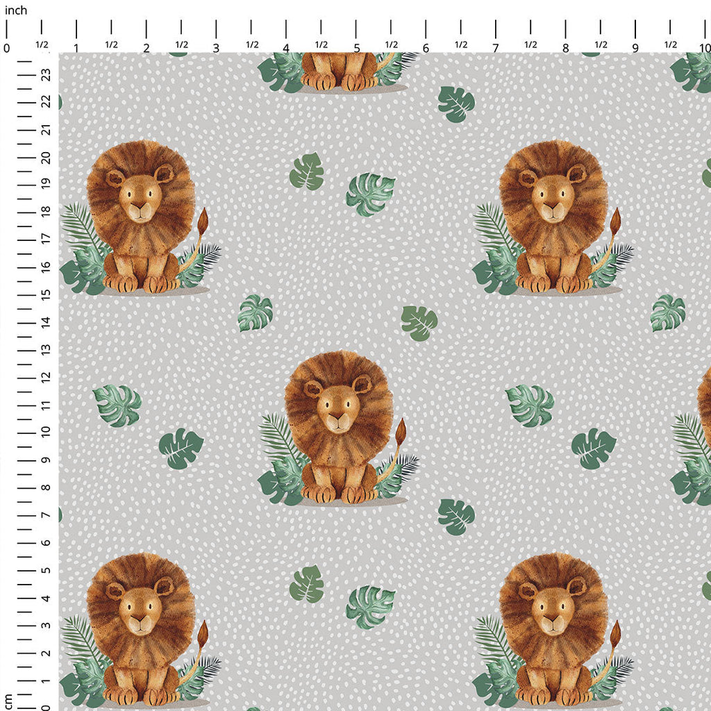 Leander Lion Fabric