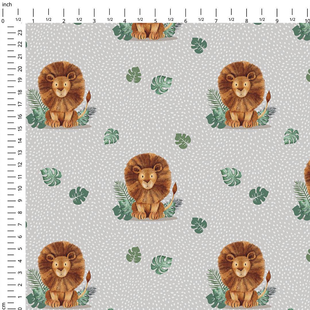 Leander Lion Fabric