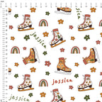 Personalised Retro Skates Fabric