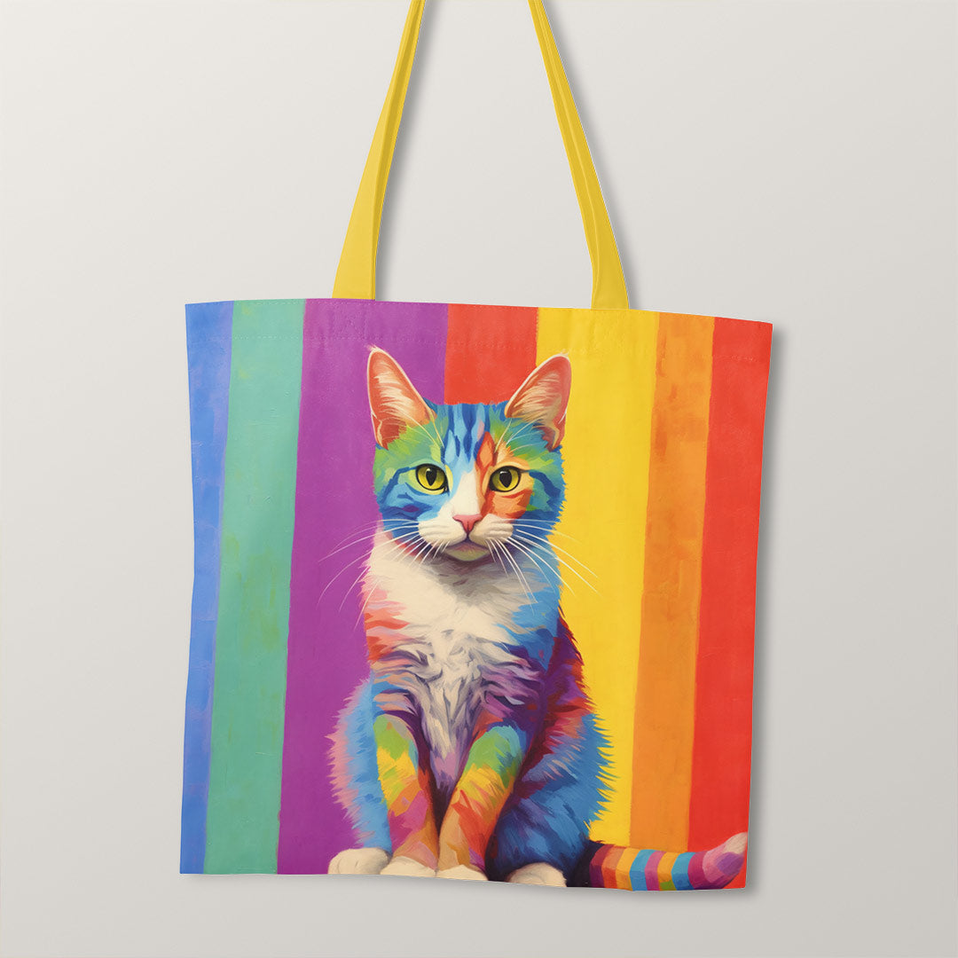 TOTE Pride Cat Fabric Bag Panel